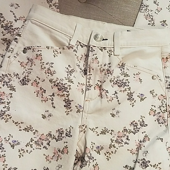 Rag & Bone Ellie Jean in Micro Floral - Picture 6 of 8
